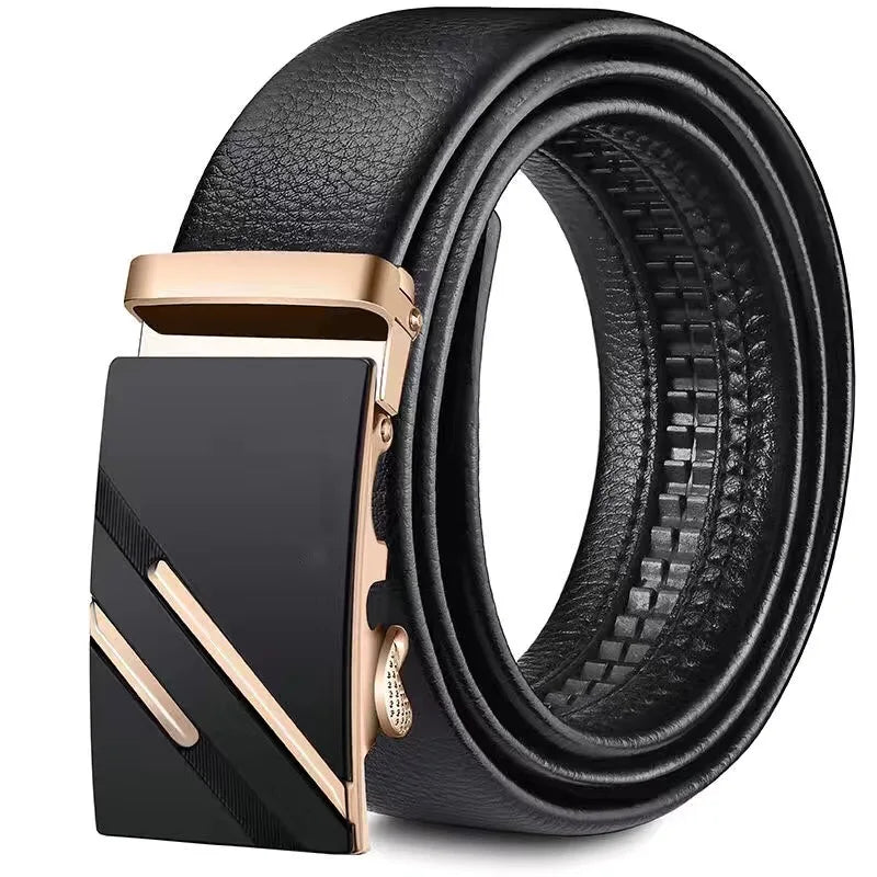 Automatic Buckle Leather Belt