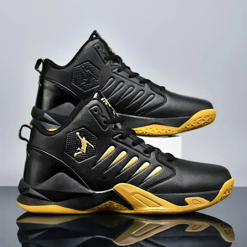 Zapatillas deportivas para niños de alta calidad, zapatillas de hombre de lujo con amortiguación antideslizante, calzado de baloncesto de entrenamiento para hombre