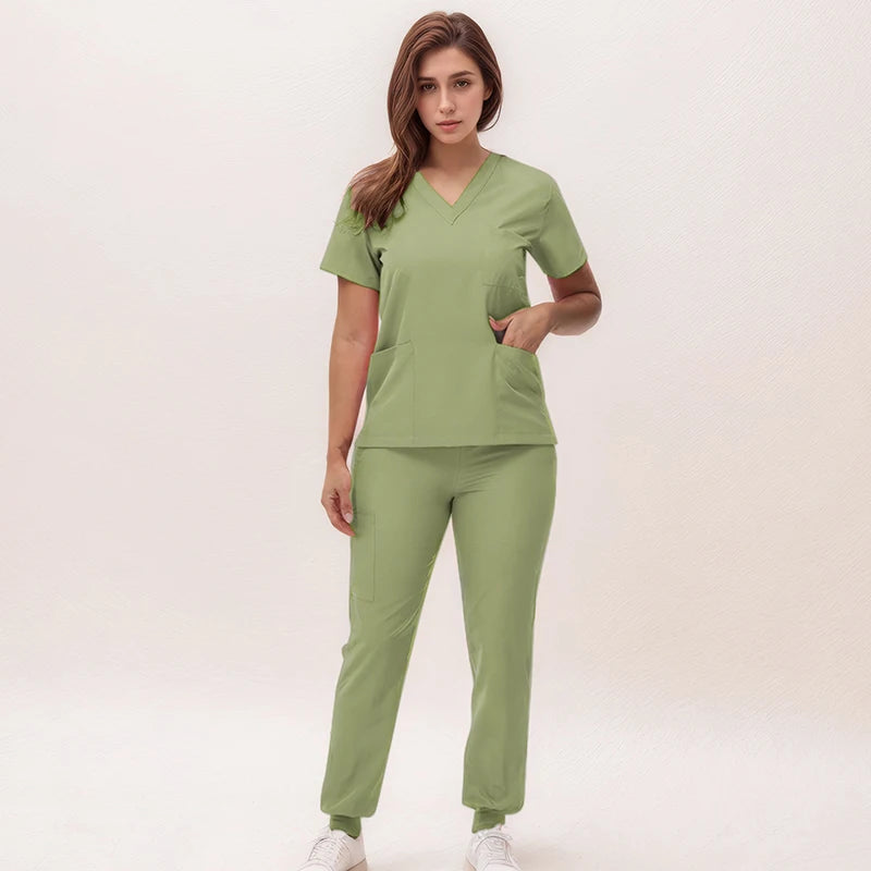 Unisex Medical Scrub Set – Modern, Comfortable & Professional for Healthcare Work