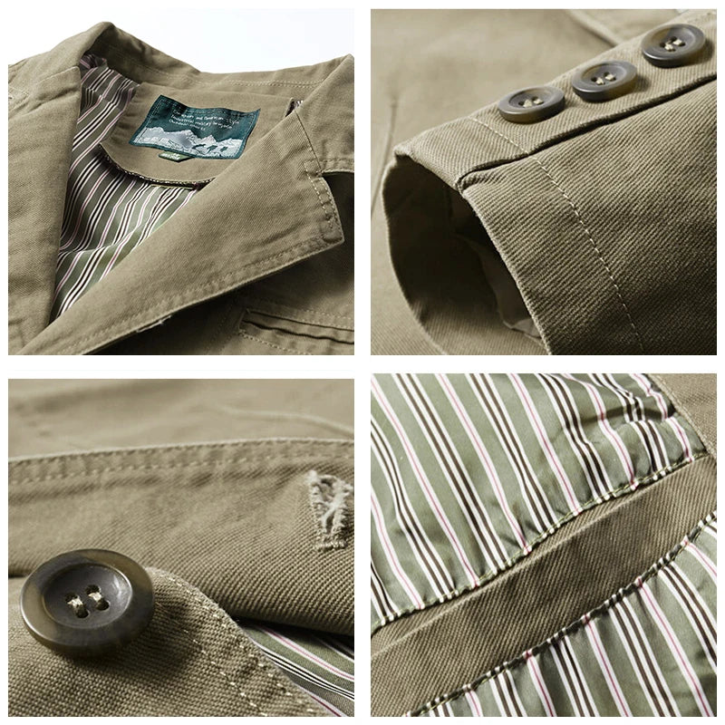 Chaqueta de traje para hombre, primavera otoño, nuevo color sólido, impermeable, cortavientos, abrigo, marca para hombre, ropa exterior, moda, chaqueta informal ajustada para hombre