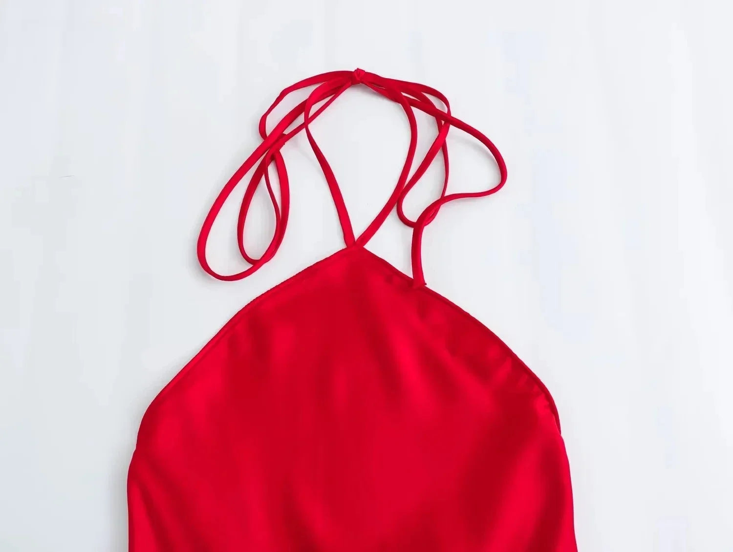 Robe longue dos nu en satin pour femme, épaules dénudées, sexy, mi-longue, élégante, tenue de soirée
