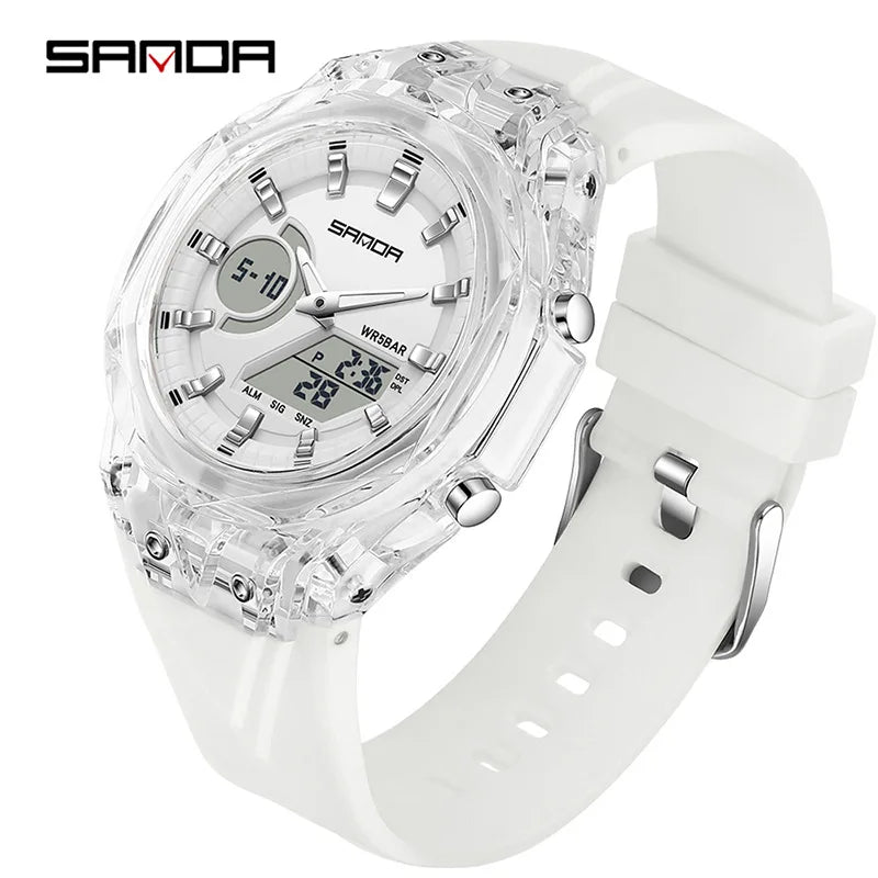 Relojes deportivos digitales para hombre, marca de lujo, relojes de pulsera de cuarzo para hombre, reloj de pulsera multifunción de doble pantalla