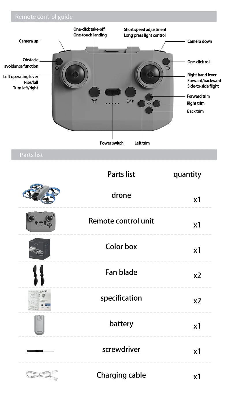 CZ06 Mini Dron 4k 480P Avión Profesional OVNI fpv drones wifi con cámara Avión de Control Remoto Juguete de Helicóptero Ligero
