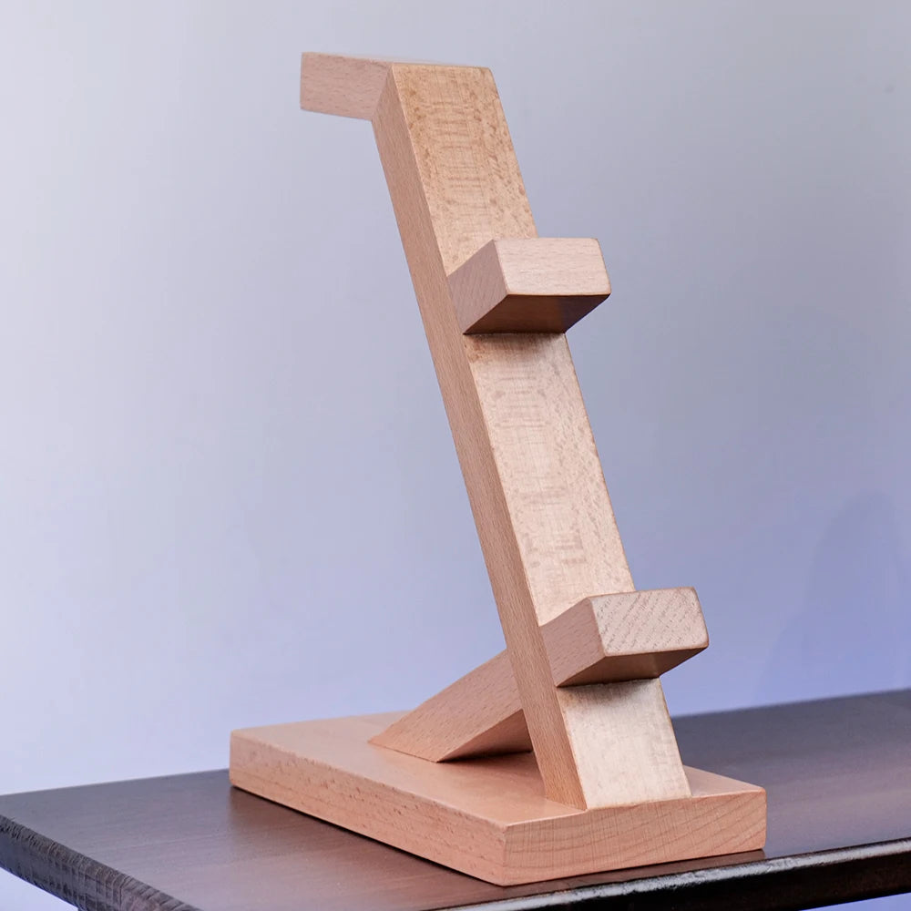 Soporte de madera para auriculares, soporte para auriculares gaming para escritorio, accesorios de gaming, regalo para AirPods, PS5, Xbox