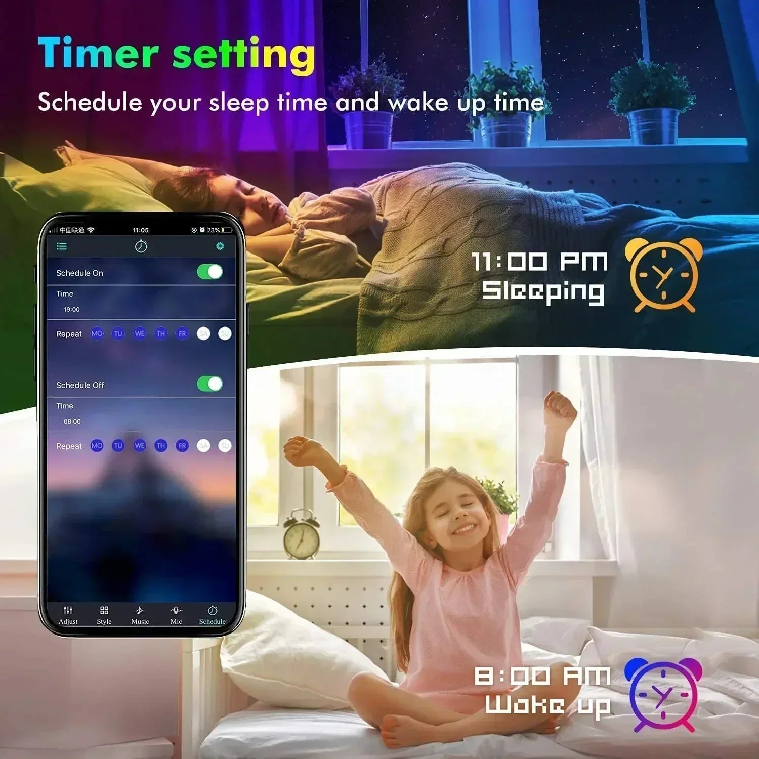 Tira de luces LED RGB de retroiluminación para TV, USB 5V SMD 5050, control remoto y por aplicación, sincronización de música, cinta flexible para decoración de habitaciones y videojuegos