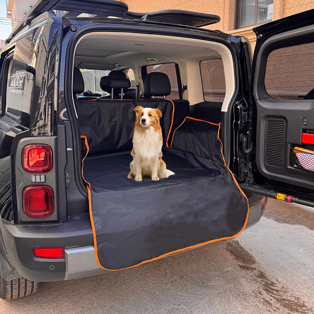 Funda de asiento de coche impermeable para perros, maletero, transportador de perros, alfombrilla de viaje, hamaca para perros pequeños, medianos y grandes