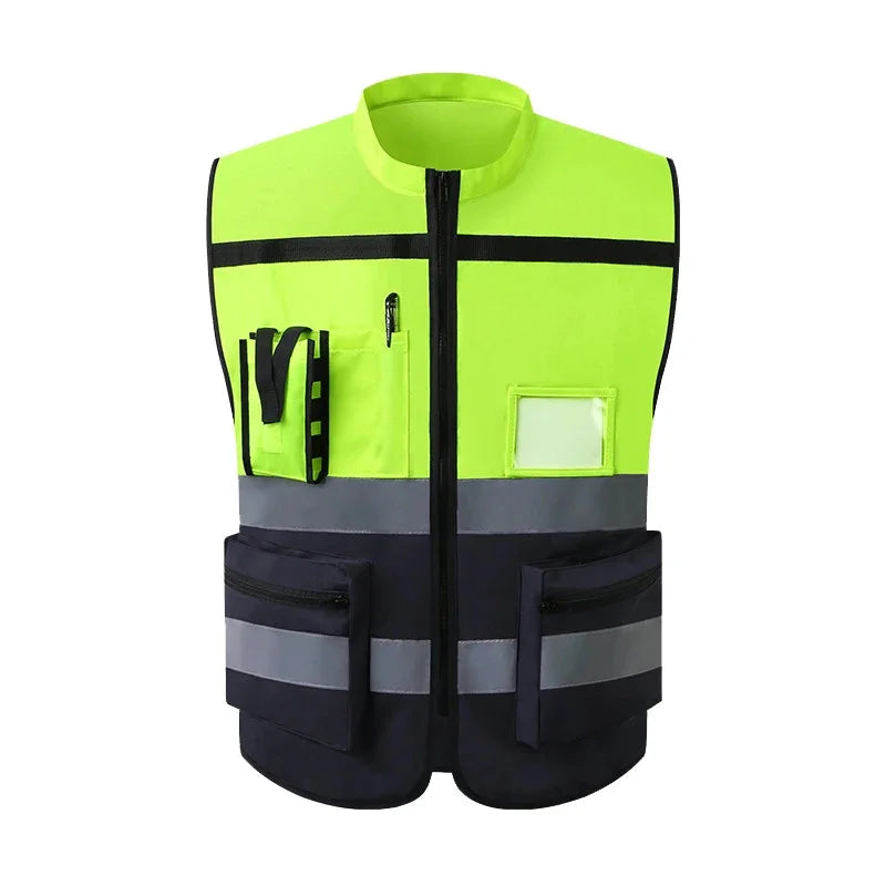 Chaleco de seguridad con logotipo personalizado – Duradero, reflectante y diseñado para uso profesional