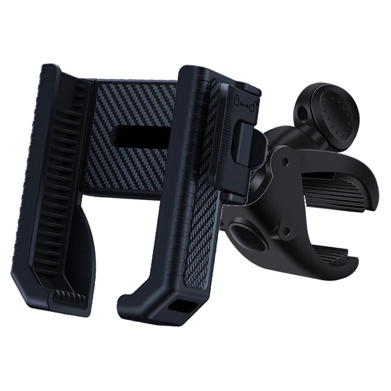 Support de téléphone portable pour vélo et moto, clip de fixation pour guidon, support GPS antichoc pour téléphones de 4,5 à 7 pouces