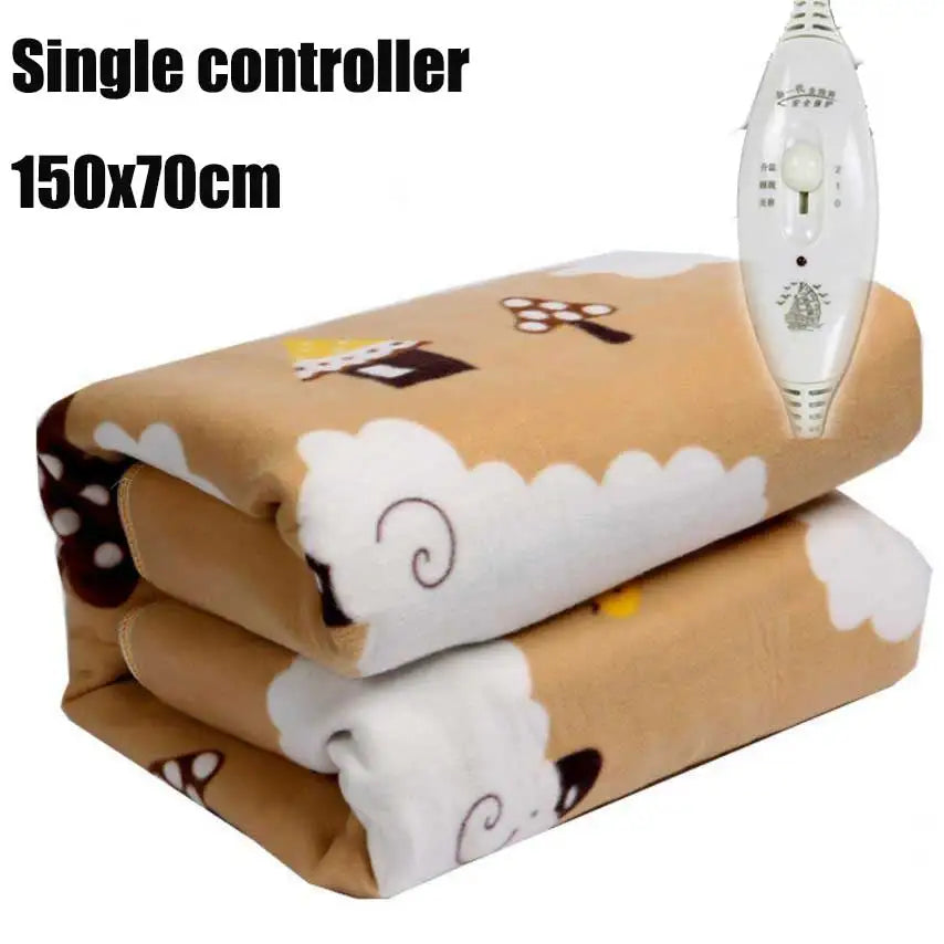 Manta eléctrica 110-220 V Calentador Manta eléctrica Control inteligente Manta calefactora eléctrica de invierno Alfombra calefactora Alfombrilla calefactable