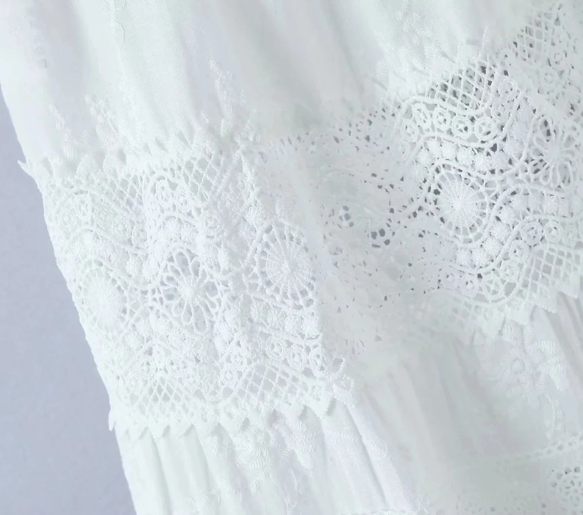 Conjunto de falda de encaje, vestido de verano para mujer, vacaciones en la playa, sexy, algodón, conjunto a juego, atuendos de primavera, blanco, 2 piezas, conjunto de vestidos de mujer 2025
