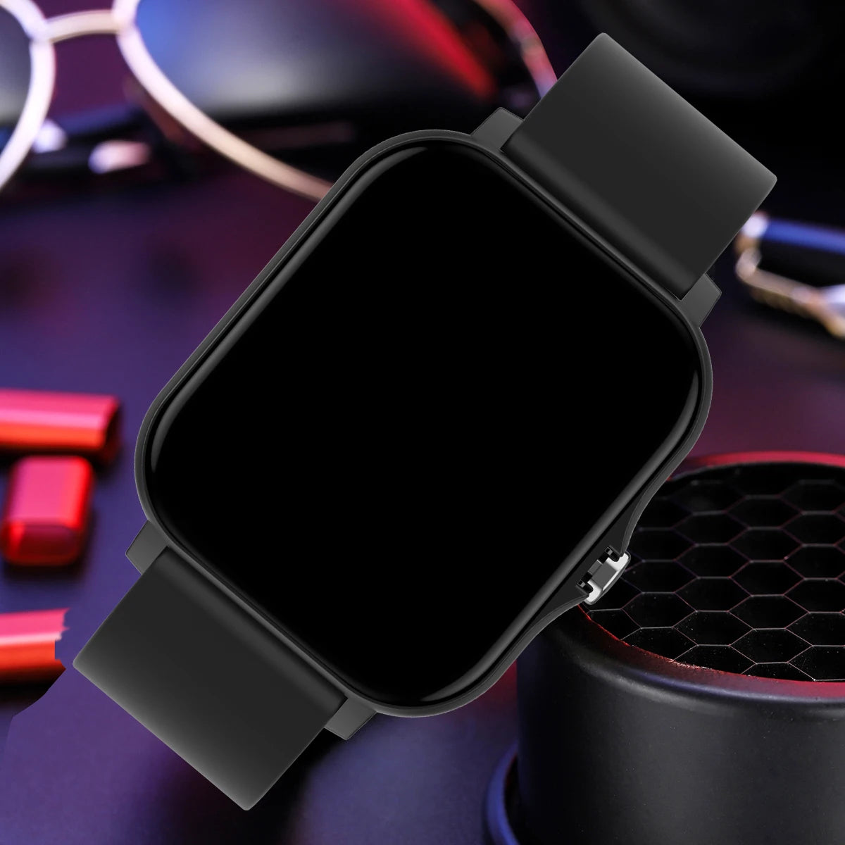 Reloj inteligente impermeable de 1.83'' con respuesta a mensajes, llamadas, monitoreo del sueño, podómetro deportivo y alertas de información para iPhone y Android