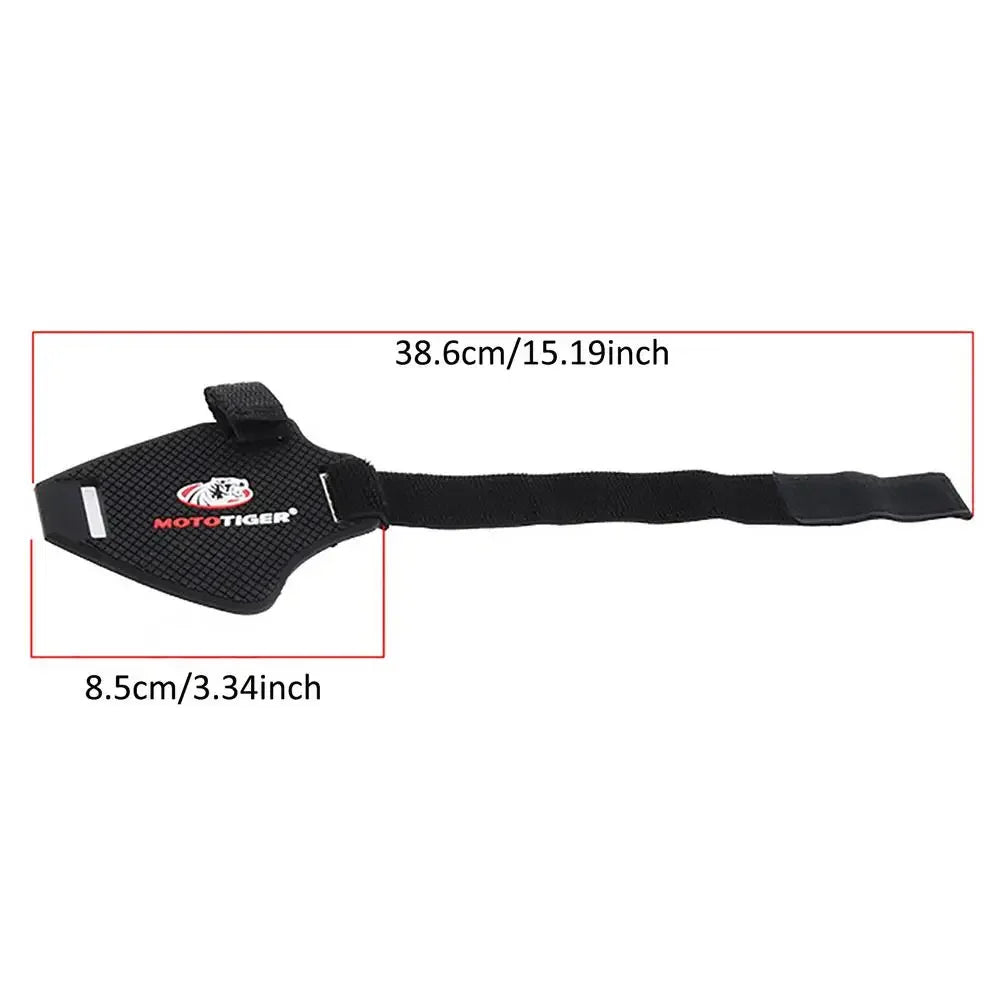 Funda antideslizante e impermeable para palanca de cambios de moto para hombres, protector duradero de bota de motocross, protección de zapato ajustable