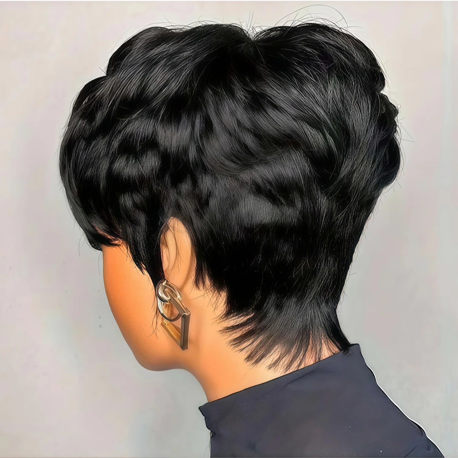 Lace-Free Short Bob Wig