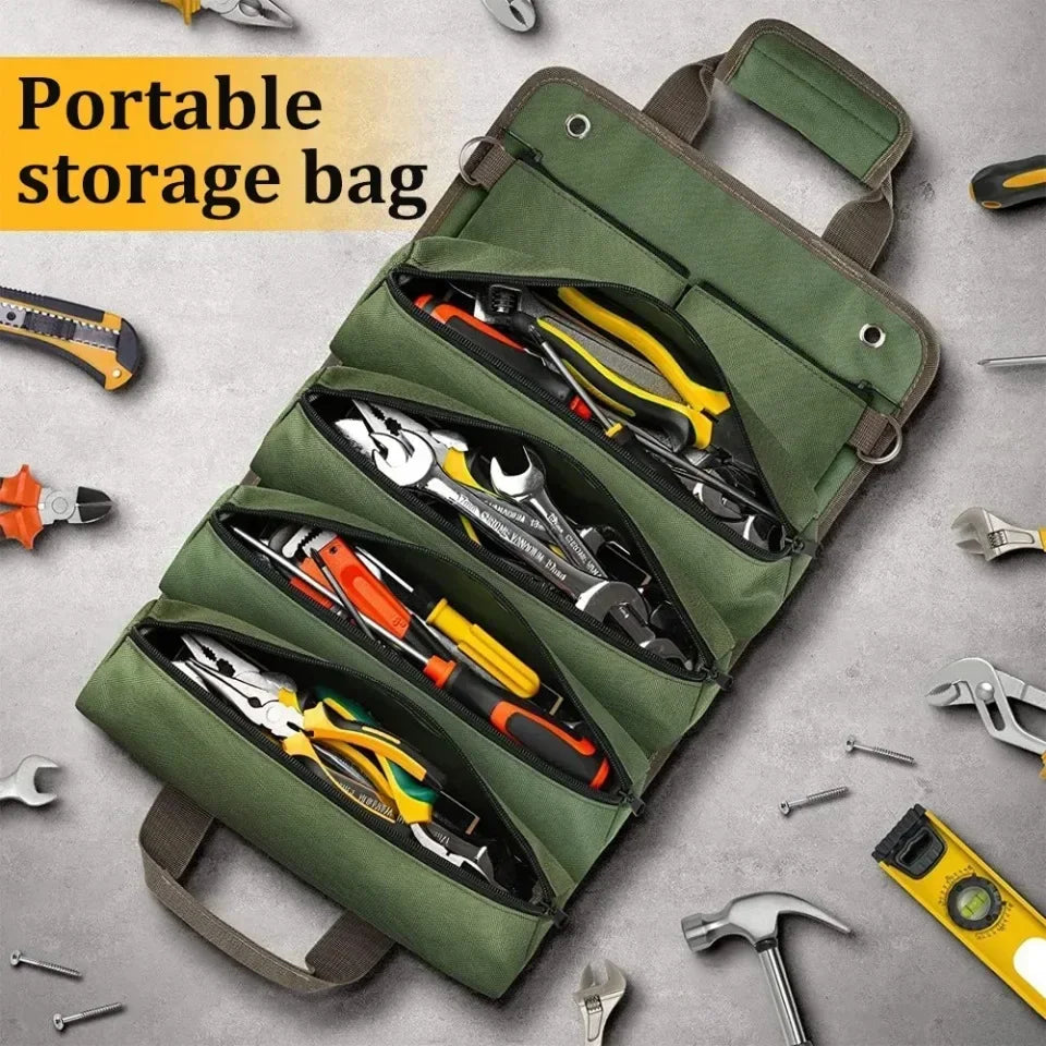 Hardware Tool Bag Portable Storage Container Oxford Waterproof Organizer Bags Outdoors Professional Multi-Pocket Organizer Pouch