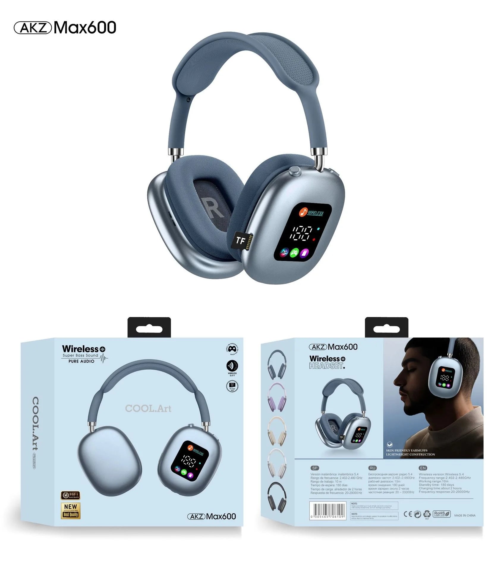 RGB Bluetooth Earphones