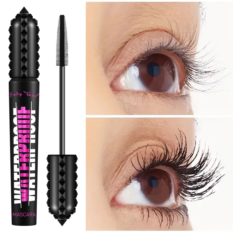 Máscara de pestañas negra impermeable para todos los productos de maquillaje alargadores, extensión de pestañas, máscara de pestañas, efecto 4D, cosméticos coreanos