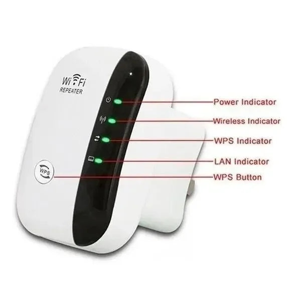 Amplificador de señal inalámbrica Extensor WiFi Repetidor de red Panecillo al vapor Amplificación de señal de router doméstico de banda ancha AP