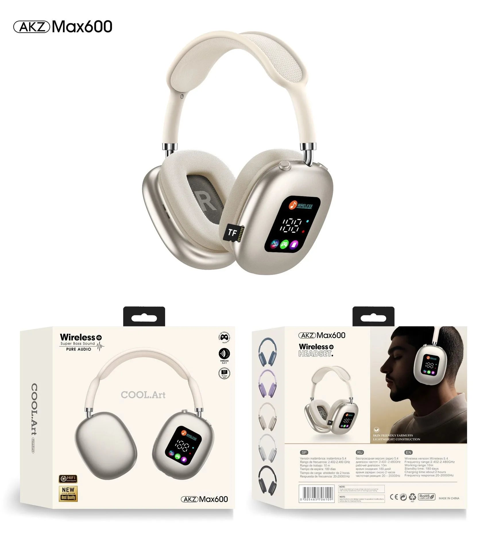 RGB Bluetooth Earphones