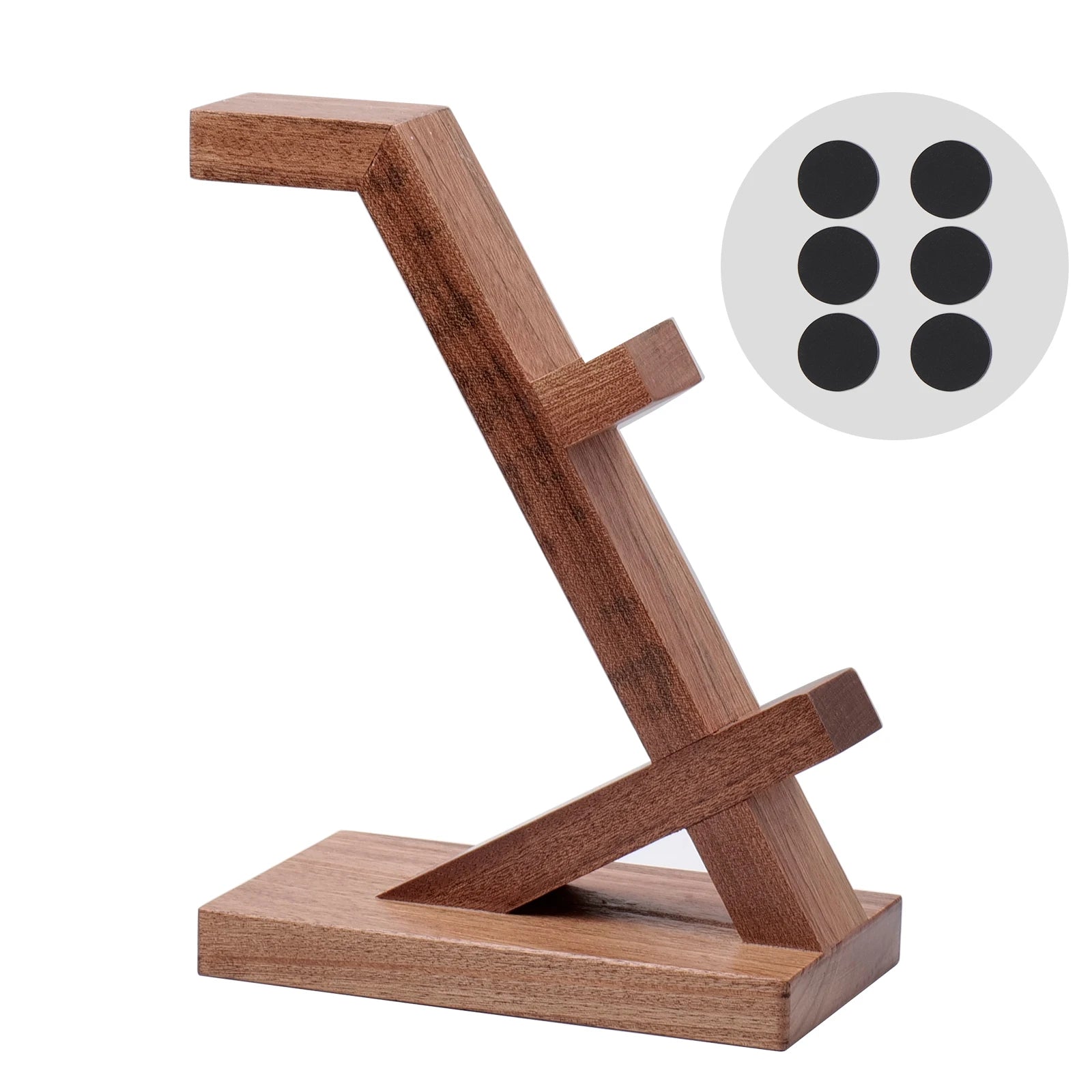 Soporte de madera para auriculares, soporte para auriculares gaming para escritorio, accesorios de gaming, regalo para AirPods, PS5, Xbox