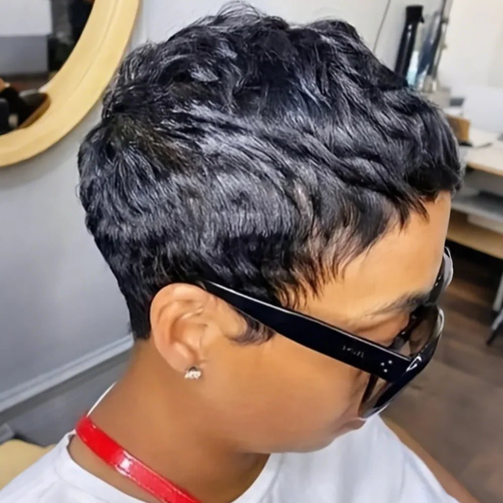 Layered Pixie Hair Wig
