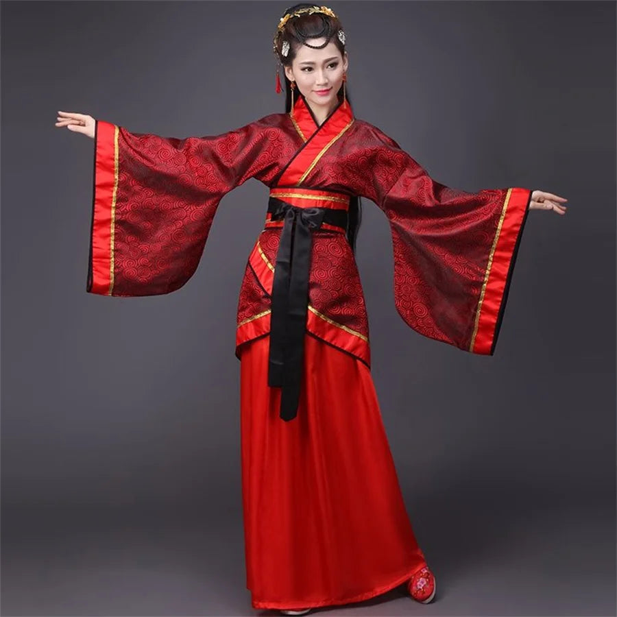Nouvelle robe de danse de scène pour femme, costumes traditionnels chinois du Nouvel An, costume Tang pour adulte, performance Hanfu, cheongsam féminin