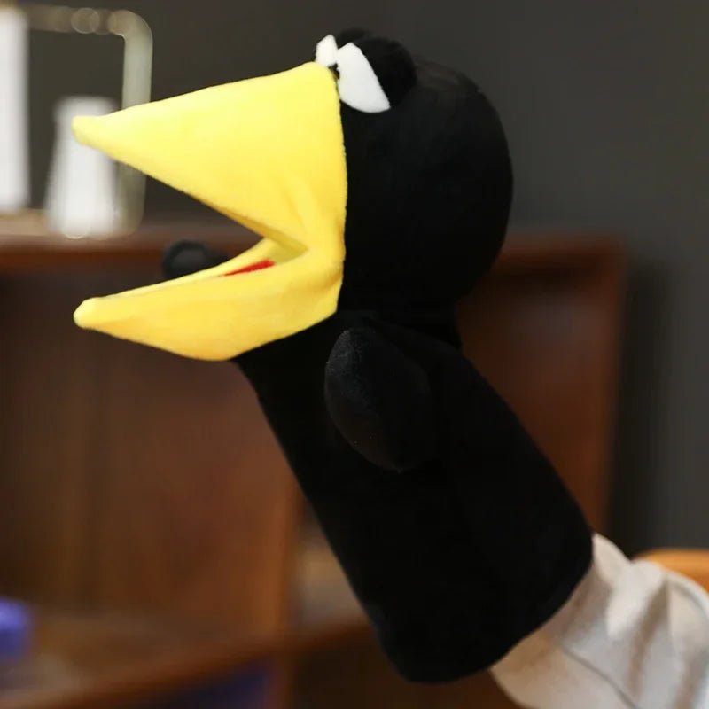 Stuffed Plush Animals Toys Hand Finger Puppet Kawaii Dolls Educational Baby Toys Learning & Education Monkey Tiger Children Gift