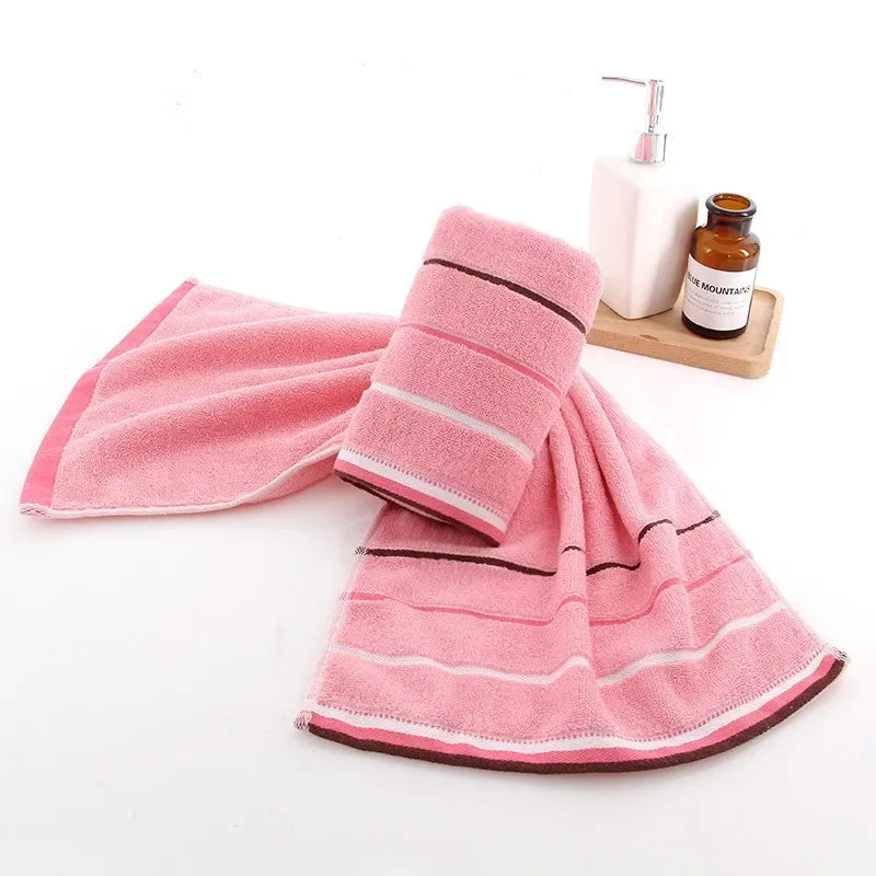 Serviette de bain absorbante pour adulte, couleur unie, douce, pour le visage et les mains, pour la salle de bain, 35 x 75 cm