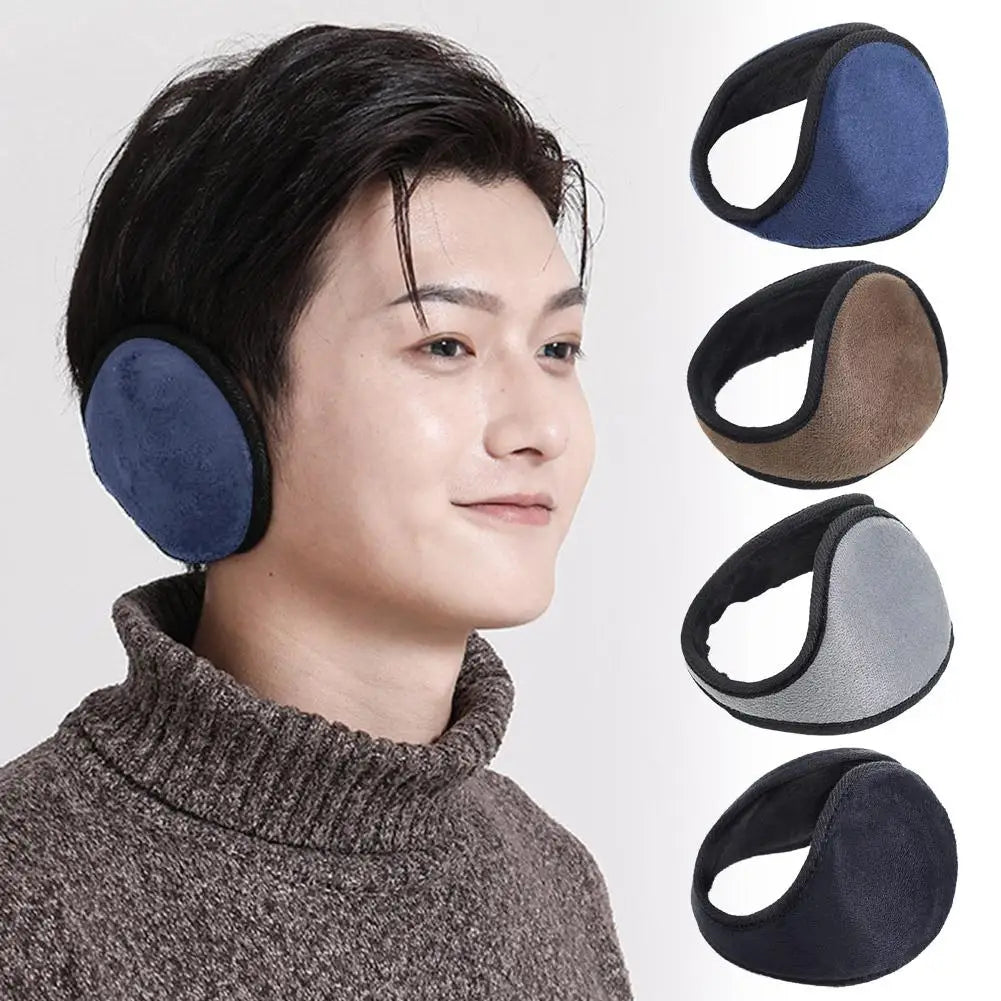 Thicken Winter Unisex Headphones Fleece Warmer Earmuff Warm Plush Cloth Ear Muffs Cover Earwarmers Earlap Warmer Ear Protector