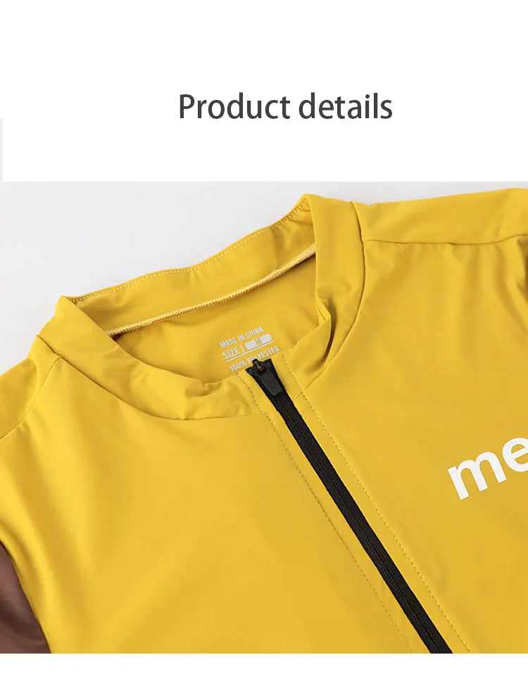 Mcycle Maillot de Ciclismo de Verano para Hombre, Camiseta de Bicicleta de Montaña Transpirable, Tops de Ciclismo de Manga Corta, Ropa de Ciclismo MTB