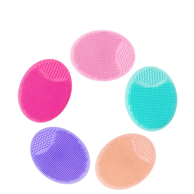 Cepillo de limpieza facial de silicona, limpiador facial, removedor de espinillas, herramienta de maquillaje, cabezal de cepillo con puntos adhesivos densos, cepillos faciales