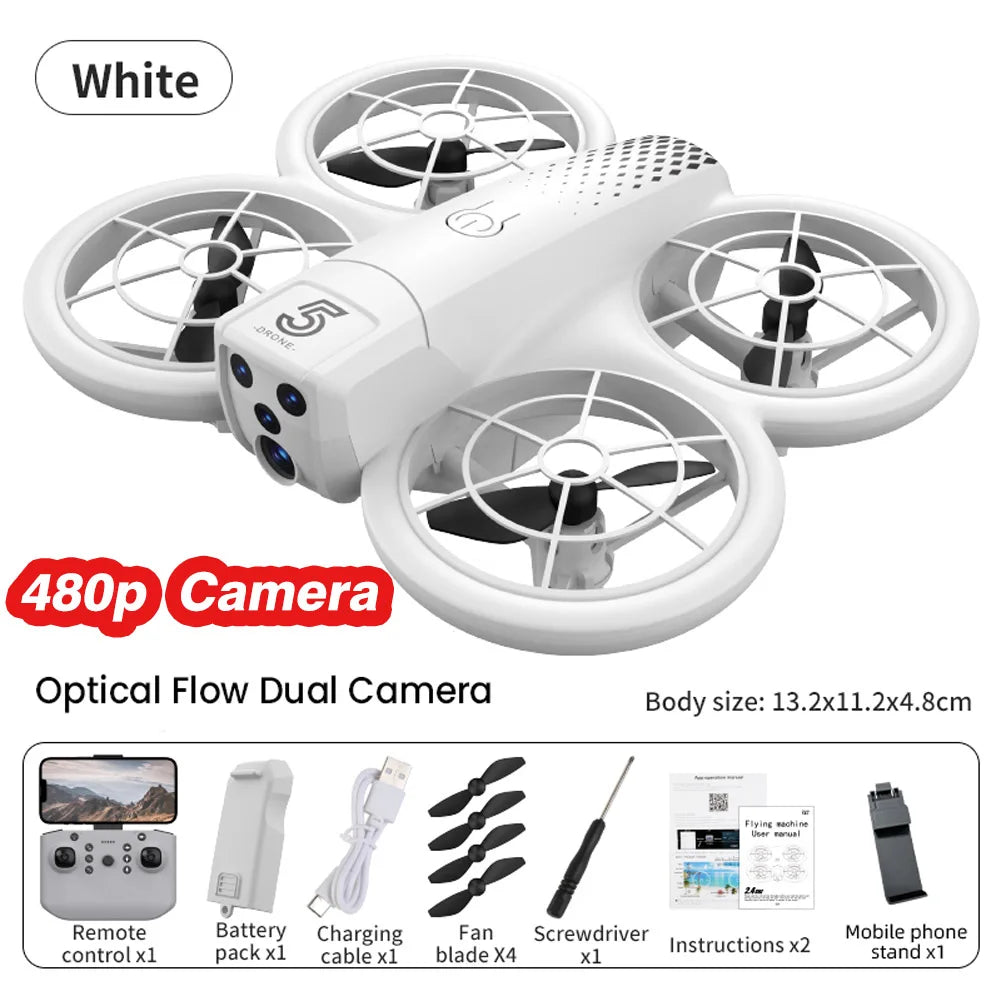 CZ06 Mini Dron 4k 480P Avión Profesional OVNI fpv drones wifi con cámara Avión de Control Remoto Juguete de Helicóptero Ligero