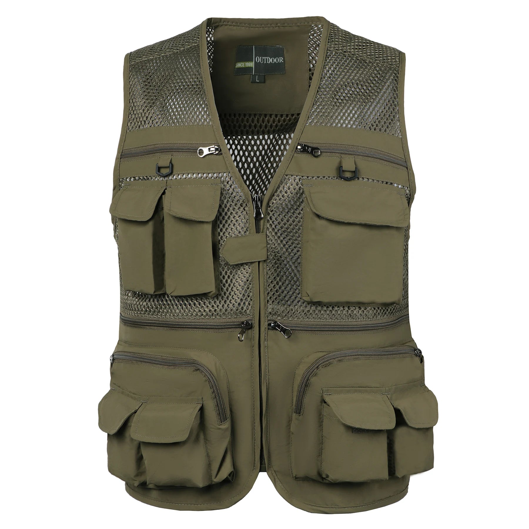 Chaleco para hombre táctico con correas, abrigo, chaleco de fotógrafo de verano, herramientas, muchos bolsillos, malla, trabajo, chaqueta sin mangas para hombre