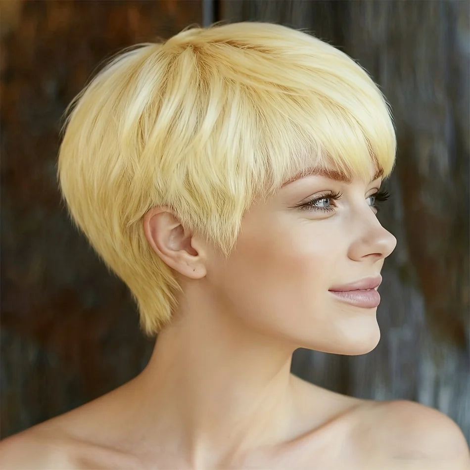 613 Blonde Pixie Wig