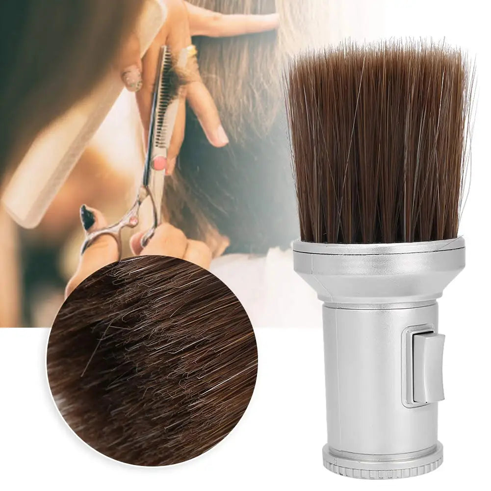 Cepillos de cuello para barrer el cabello de peluquero profesional, cepillo quita-polvo facial para peluquería, accesorio para herramientas de corte de pelo de barbería