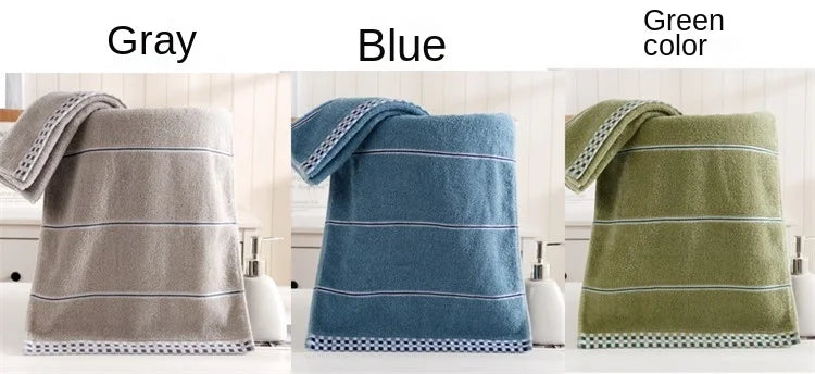 Serviette de bain absorbante pour adulte, couleur unie, douce, pour le visage et les mains, pour la salle de bain, 35 x 75 cm