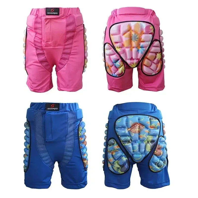 Pantalones cortos de esquí y snowboard, de EVA, con almohadilla protectora de cadera 3D para niños, equipo de protección para patinaje y equitación, protector acolchado resistente a caídas.