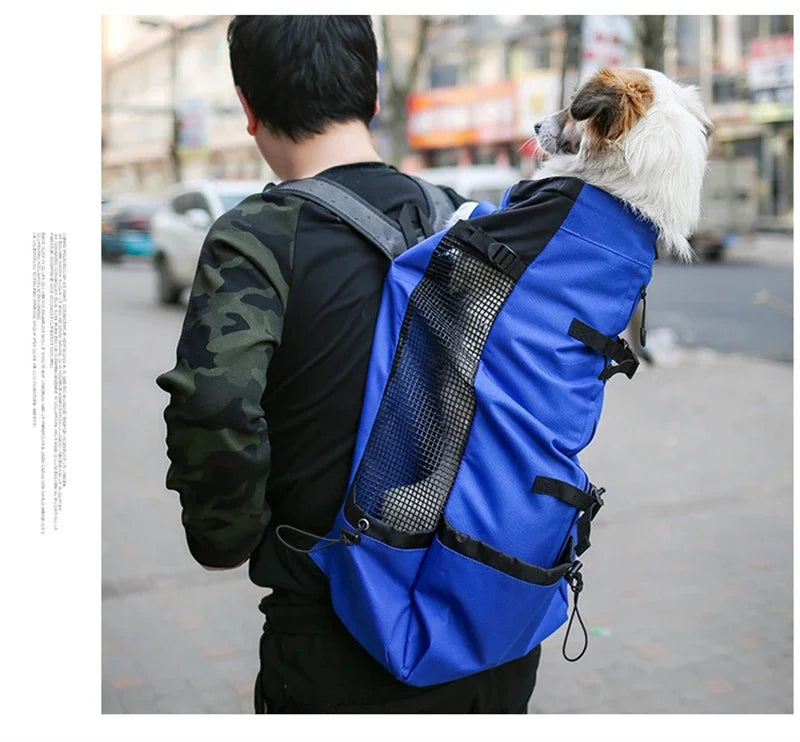 Bolsa transportadora transpirable para perros, mochila portátil para viajes al aire libre, transportadores reflectantes para gatos, accesorios para perros Bulldog Francés