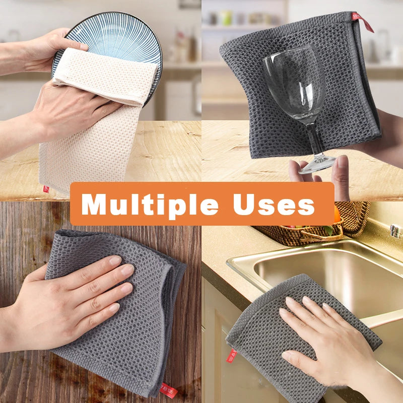Paño de Cocina de Algodón Suave – Absorbente, Duradero y Perfecto para la Limpieza Diaria