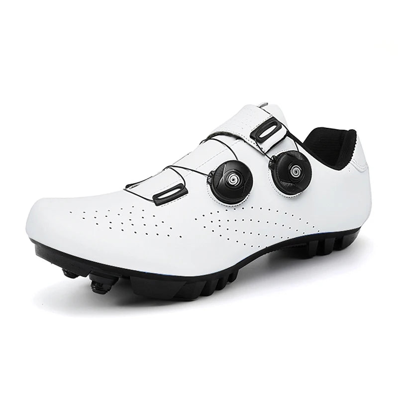 Zapatillas de Ciclismo MTB de Hombre, Botas de Ciclismo de Carretera Deportivas, Zapatillas de Velocidad Planas para Competición, Zapatillas de Montaña para Senderismo, Calzado de Bicicleta, Zapatillas de Ciclismo con Pedal SPD