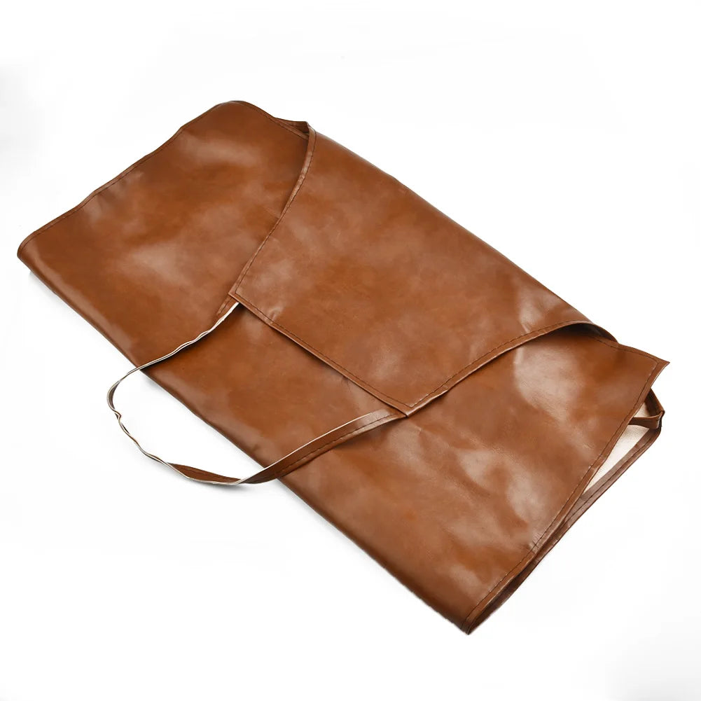 97 × 65 CM Delantal de soldadura de cuero, equipos de poliuretano, ropa de protección de aislamiento térmico para soldador, delantales de protección para soldadura