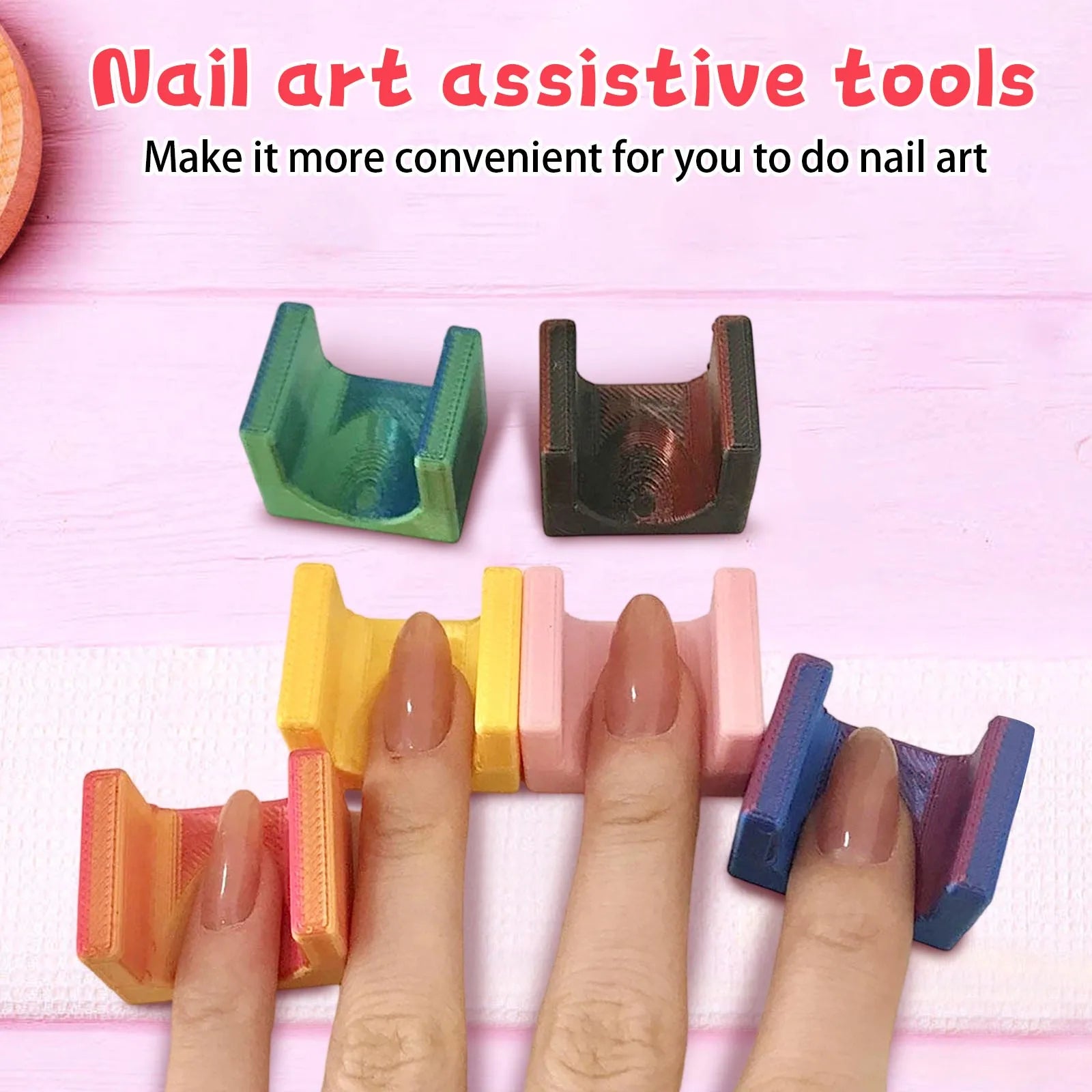 Nail Art Mini 3D Printed Creative Ornaments Nail Props Tools Gel Nail Tips Display Photography Tool Manicure Showing Tools