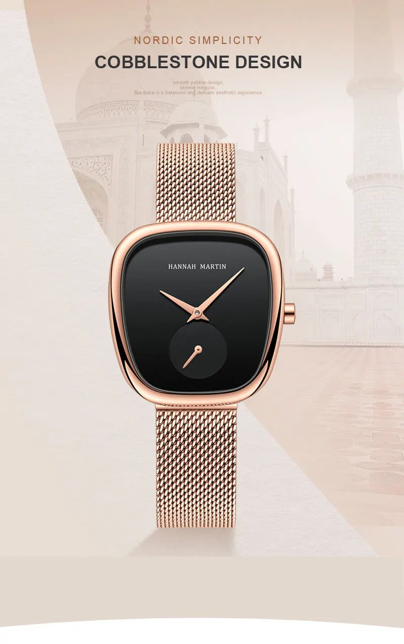 Reloj de pulsera para mujer de cuarzo, de marca superior, de moda de lujo, con movimiento japonés, diseño original, impermeable, con caja de regalo