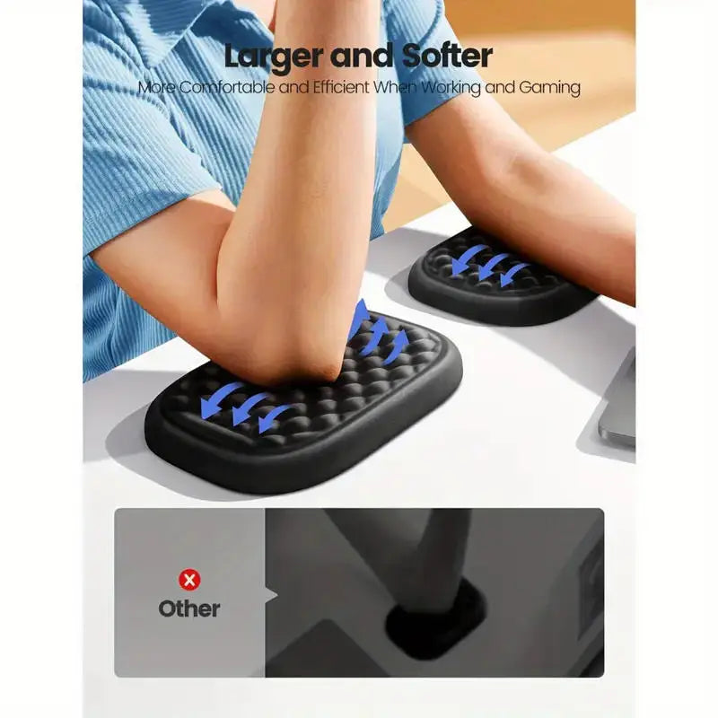 Ergonomisk håndleddsstøttepute Armlenspute Albuestøttepute Lindring av albuesmerter Datamaskinarmlens Armlensstøtte Musematte for skrivebord