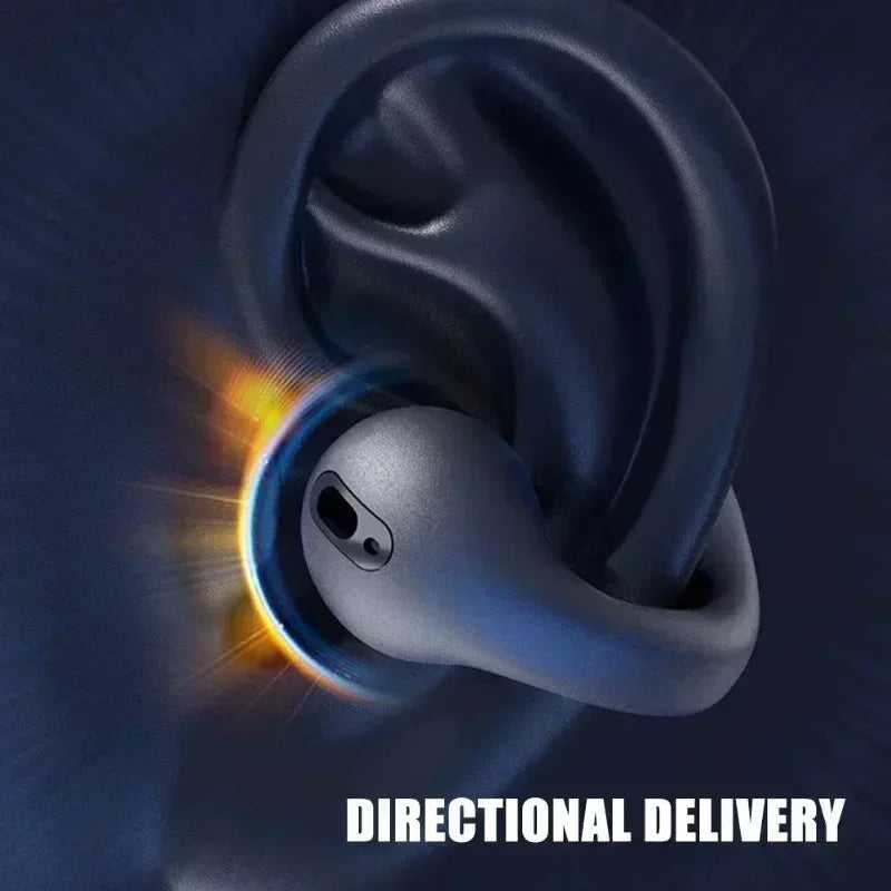 Nuevos Auriculares Inalámbricos T75 Originales de Conducción Ósea Bluetooth 5.3 Auriculares Deportivos Calidad de Sonido HiFi Impermeables con Tecnología TWS