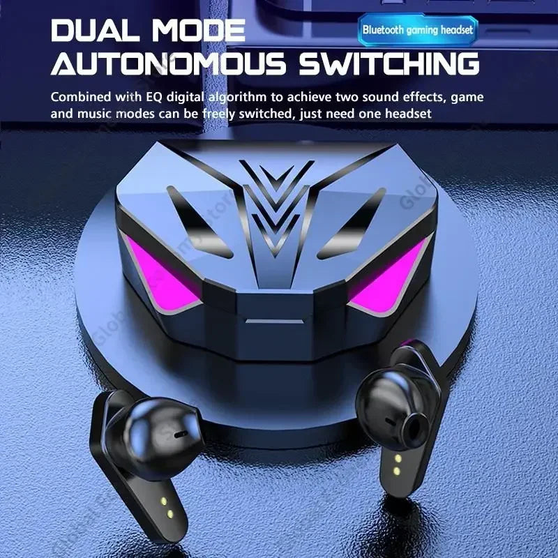 Écouteurs de jeu sans fil Bluetooth X15 TWS avec micro, basses, positionnement du son, stéréo 9D, casque HiFi pour gamer