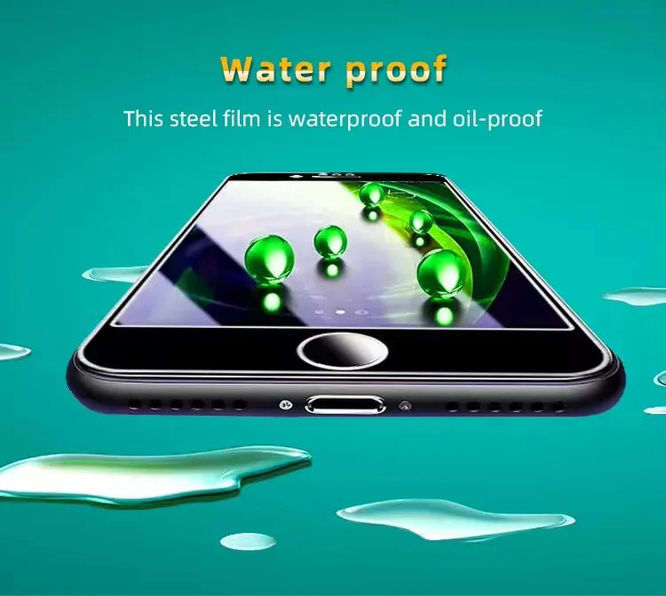 Lot de 5 films de protection d'écran en verre trempé pour iPhone 7, 8, 6, 6S Plus (SE 2020/2022)