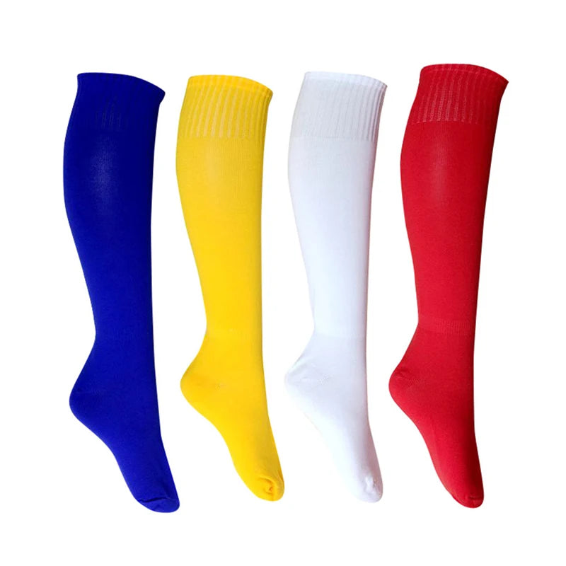 Calcetines deportivos de fútbol al aire libre, rugby, transpirables, de rodilla, para voleibol, béisbol, hockey, calcetines largos para adultos
