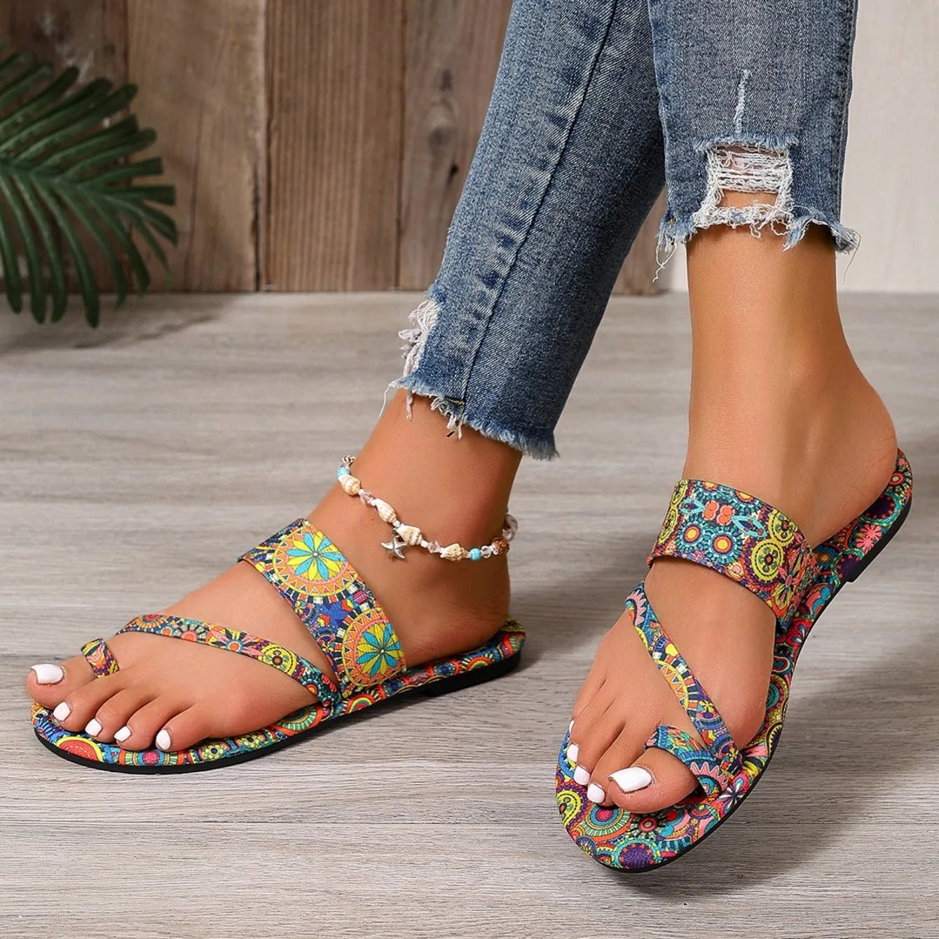 Pantuflas de mujer, moda, antideslizantes, para mujer, sandalias cómodas de verano con puntera abierta, talla grande, ligeras, de playa, tipo chancla, para mujer