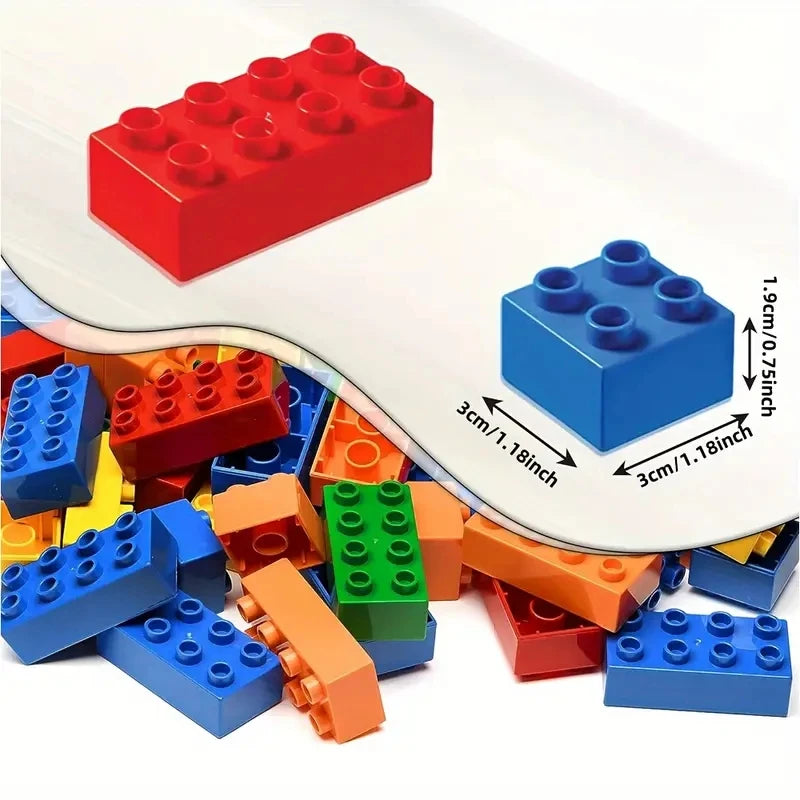 Juguetes de bloques de construcción DIY para niños, juego de bloques de construcción clásicos urbanos, juguetes educativos de ensamblaje para niños y niñas, regalo de Navidad, 200 piezas