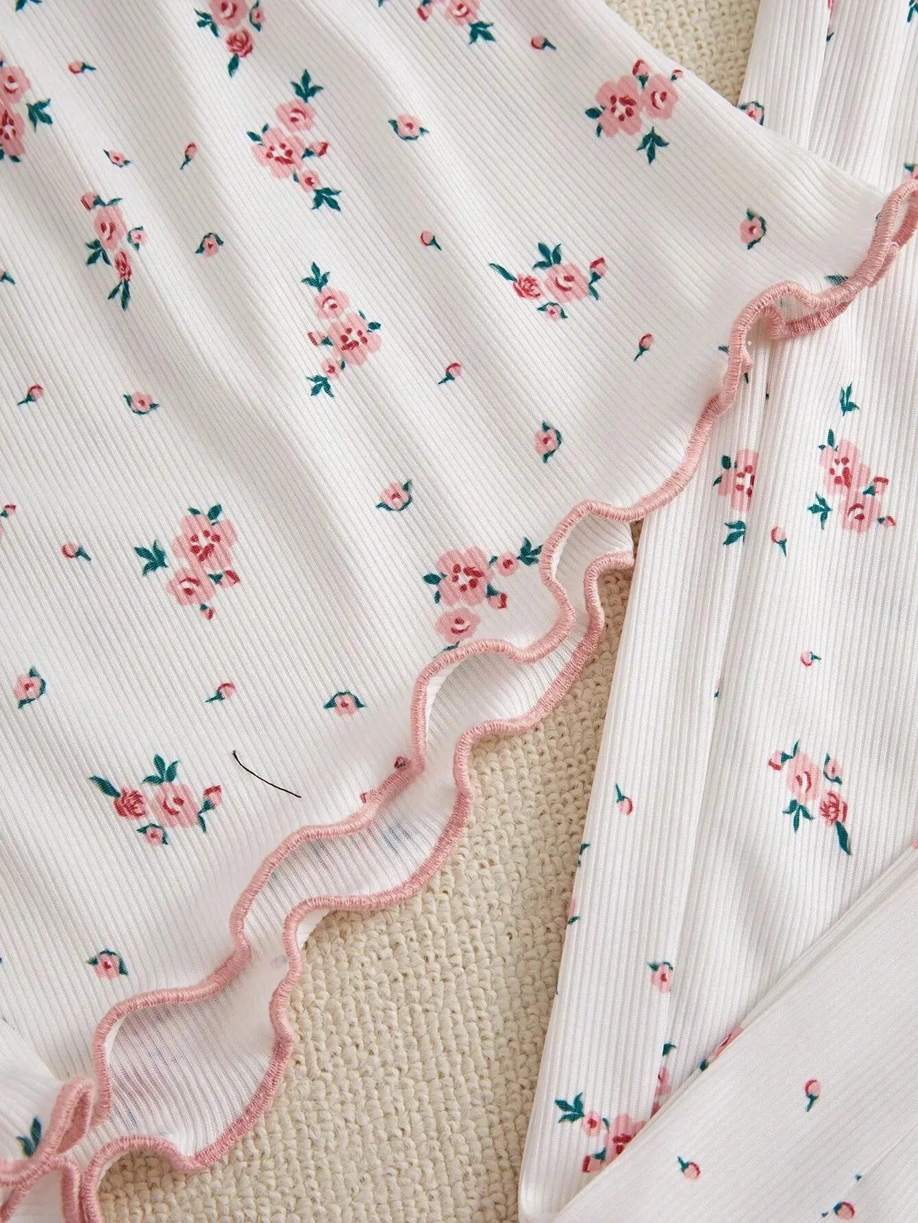 Conjuntos de Pijama para Mujer, Tres Piezas, Top de Tirantes, Estampado, Pantalones Cortos, Pantalones Largos, Trajes Casuales, Ropa de Noche, Ropa de Dormir Dulce para Mujer, Verano